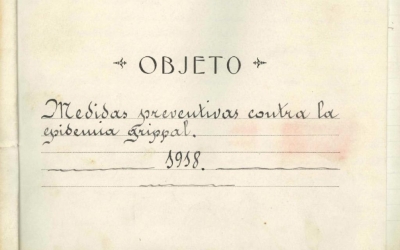 L'Arxiu Històric ha localitzat el document amb les mesures de prevenció per evitar un increment dels contagis de la grip | Cedida
